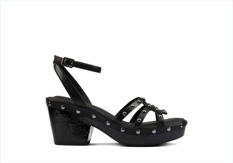  Maritsa70 Sun / Black Leather Womens Sandals