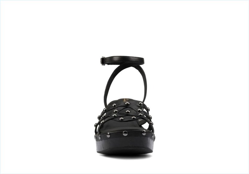  Maritsa70 Sun / Black Leather Womens Sandals