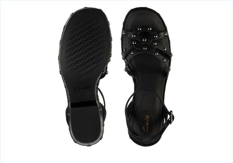  Maritsa70 Sun / Black Leather Womens Sandals