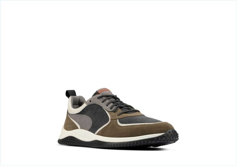  Puxton Run / Olive Combination Mens Shoes