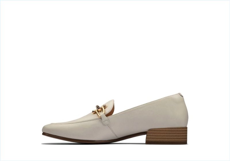  Pure Block / White Leather Womens Shoes