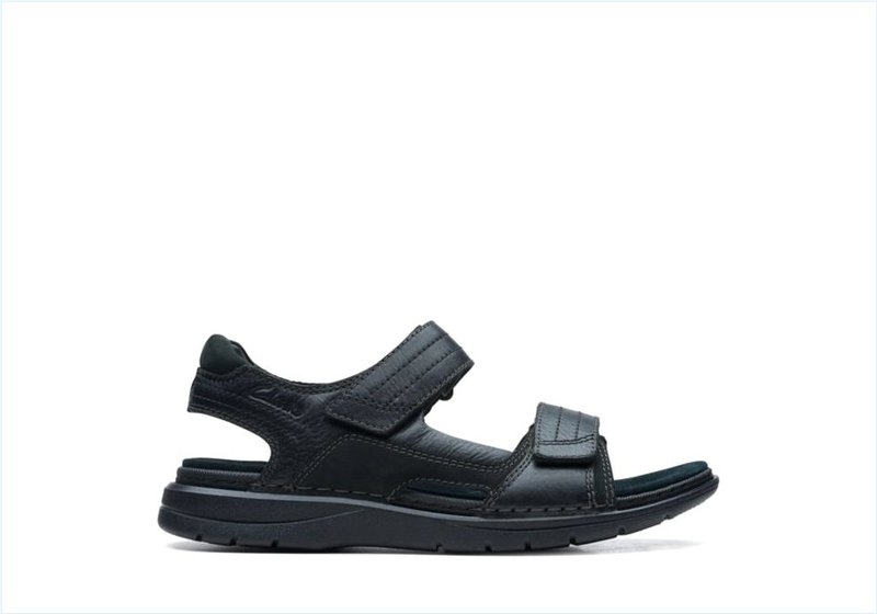  Nature Trek / Black Nubuck Mens Sandals