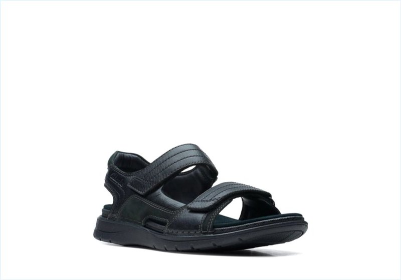  Nature Trek / Black Nubuck Mens Sandals