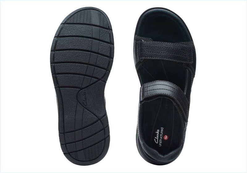  Nature Trek / Black Nubuck Mens Sandals