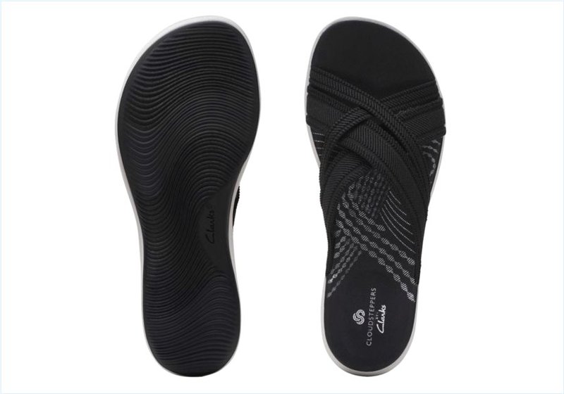  Mira Isle / Black Womens Sport Sandals