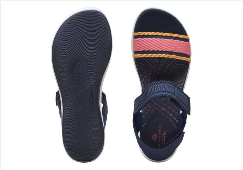  Mira Sea / Navy Womens Sport Sandals