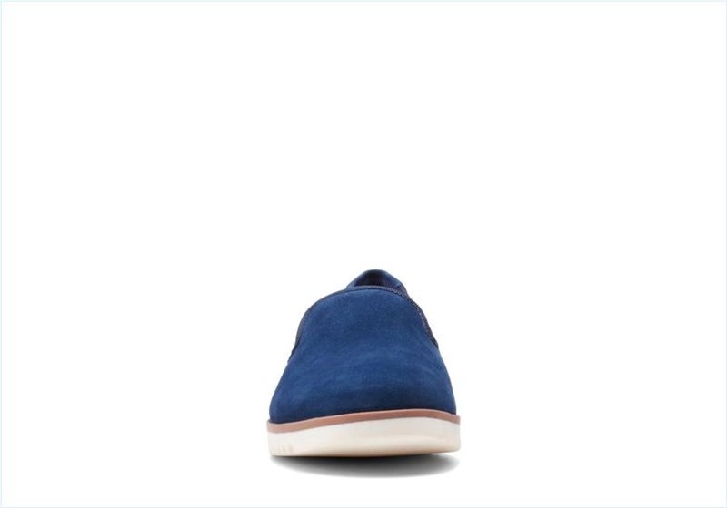  Serena Brynn / Navy Suede Womens Shoes