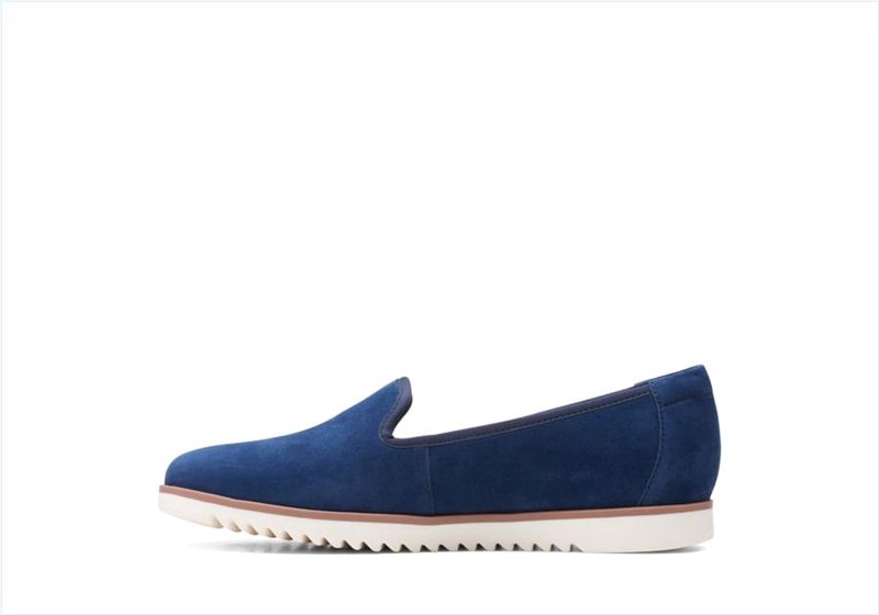  Serena Brynn / Navy Suede Womens Shoes