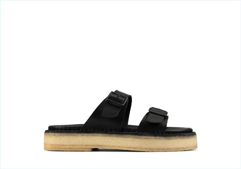  Desert Sndl / Black Leather Womens Originals Sandals