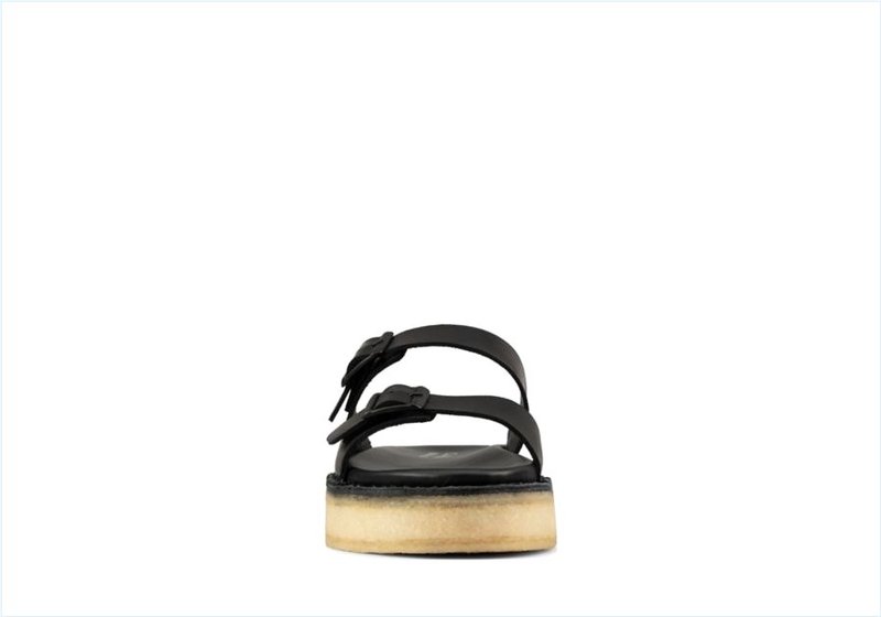  Desert Sndl / Black Leather Womens Originals Sandals