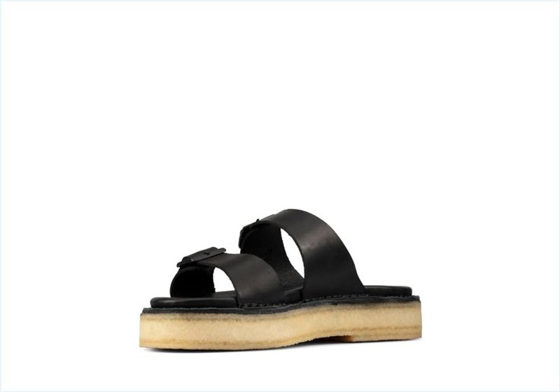  Desert Sndl / Black Leather Womens Originals Sandals