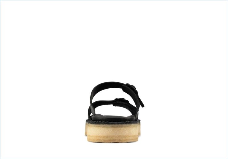  Desert Sndl / Black Leather Womens Originals Sandals