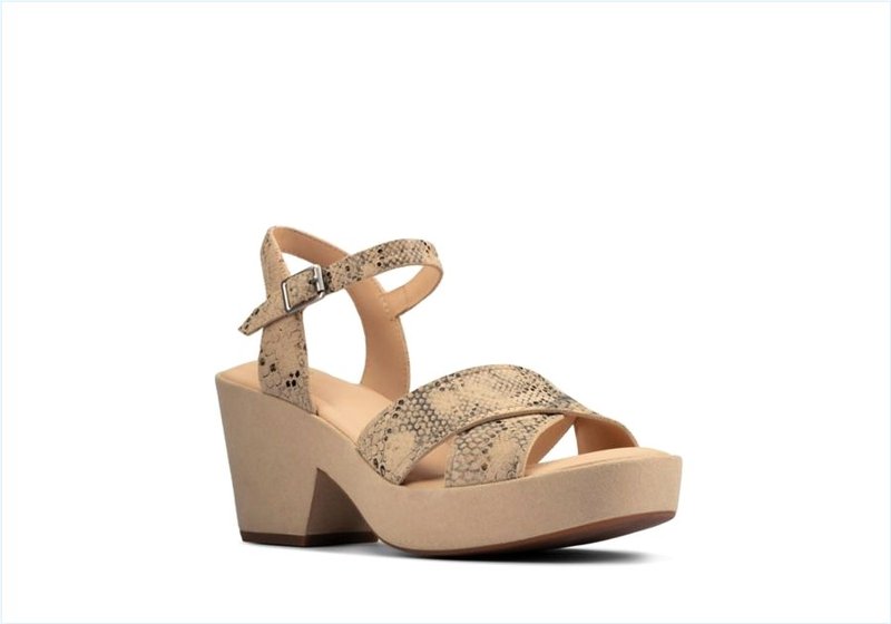  Maritsa70Strap / Taupe Snake Womens Sandals