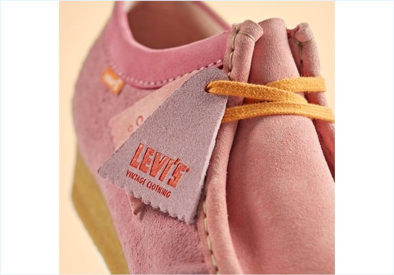  Wallabee / Pink Combi Mens Originals Icon Shoes