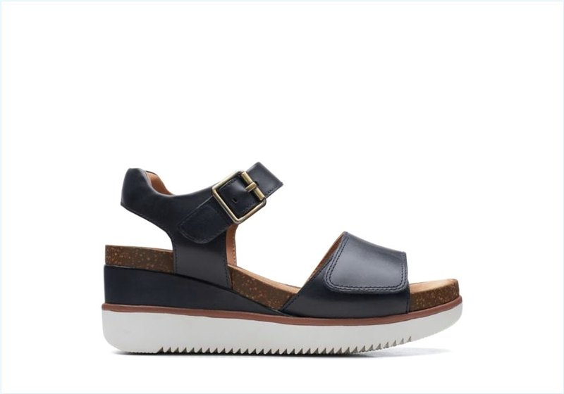  Lizby Strap / Navy Leather Womens Sandals