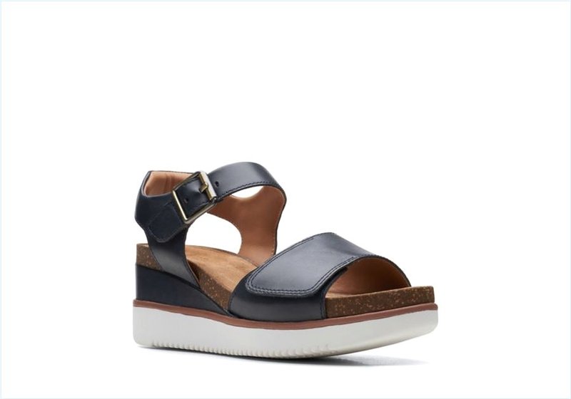  Lizby Strap / Navy Leather Womens Sandals