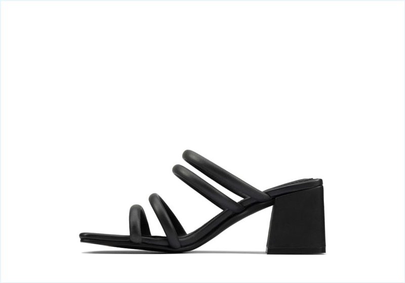  Sheer65 Mule / Black Leather Womens Sandals