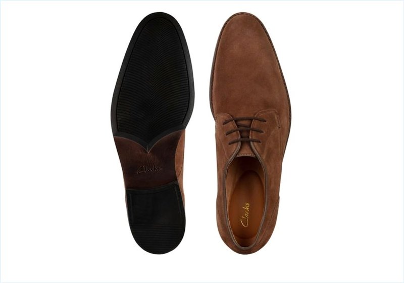  Citi Stride Lace / Brown Suede Mens Shoes