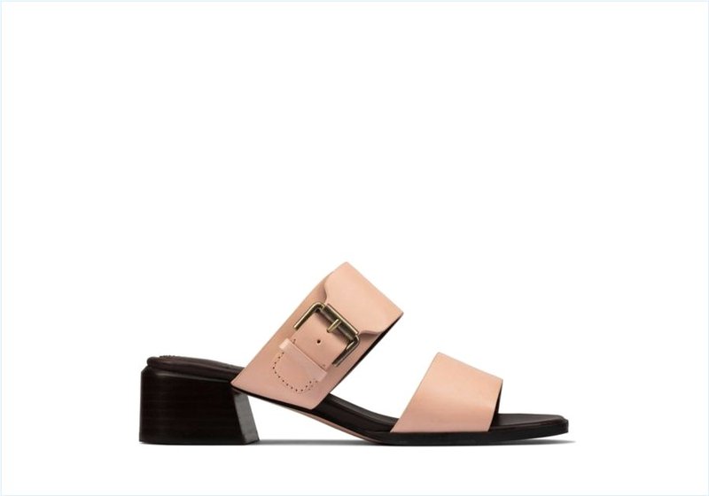  Landra 35 Mule / Pink Leather Womens Sandals