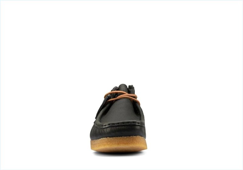  Wallabee / Black Natural Leather Mens Originals Shoes