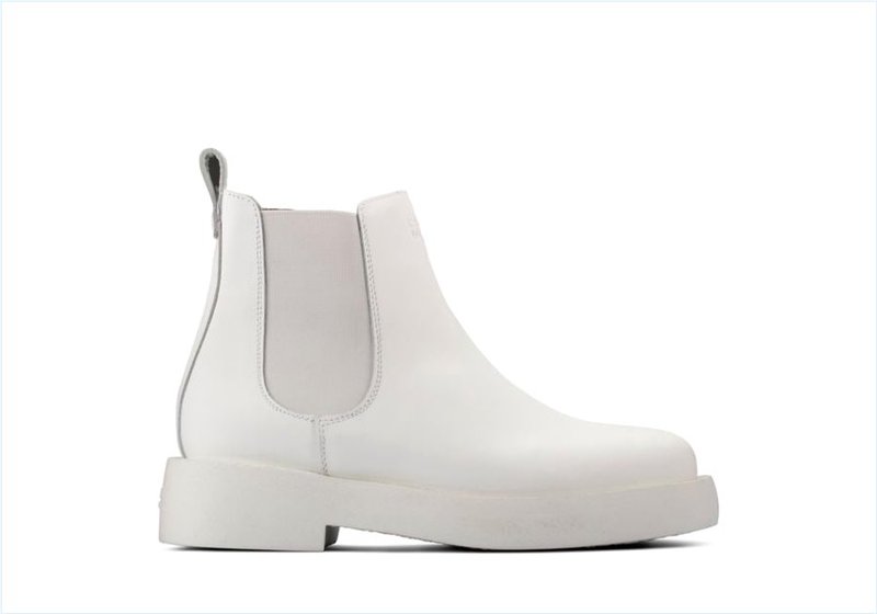  Mileno Chelsea / White Leather Womens Originals Boots