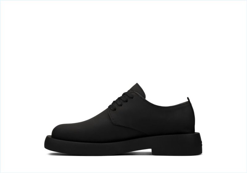  Mileno London / Black Leather Mens Originals Shoes