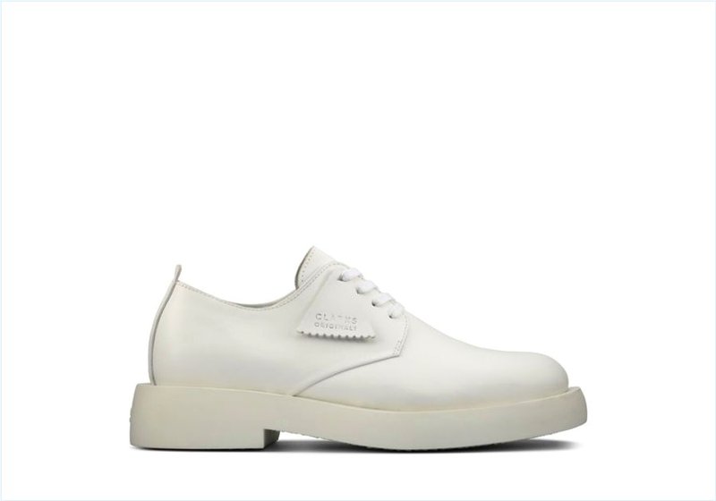  Mileno London / White Leather Mens Originals Shoes