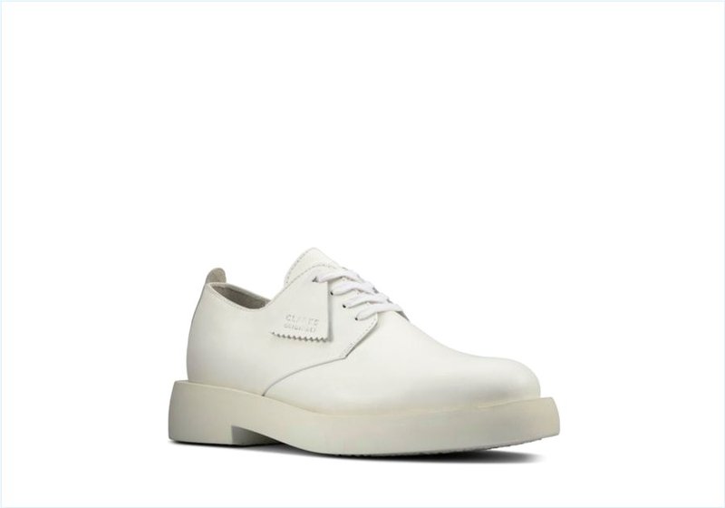  Mileno London / White Leather Mens Originals Shoes