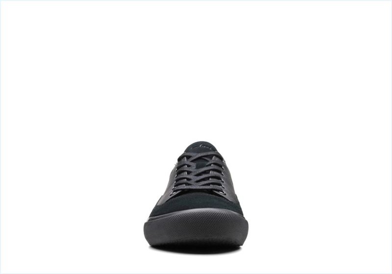  Aceley Lo / Black Leather Mens Sport Shoes