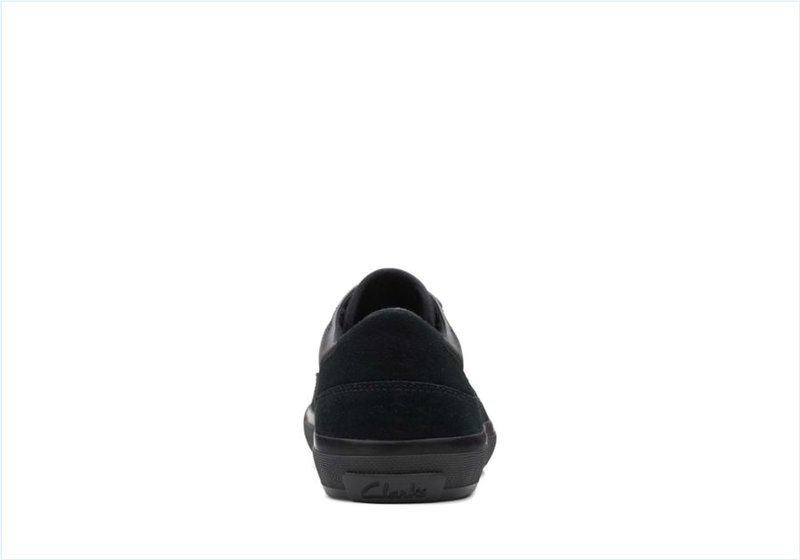  Aceley Lo / Black Leather Mens Sport Shoes