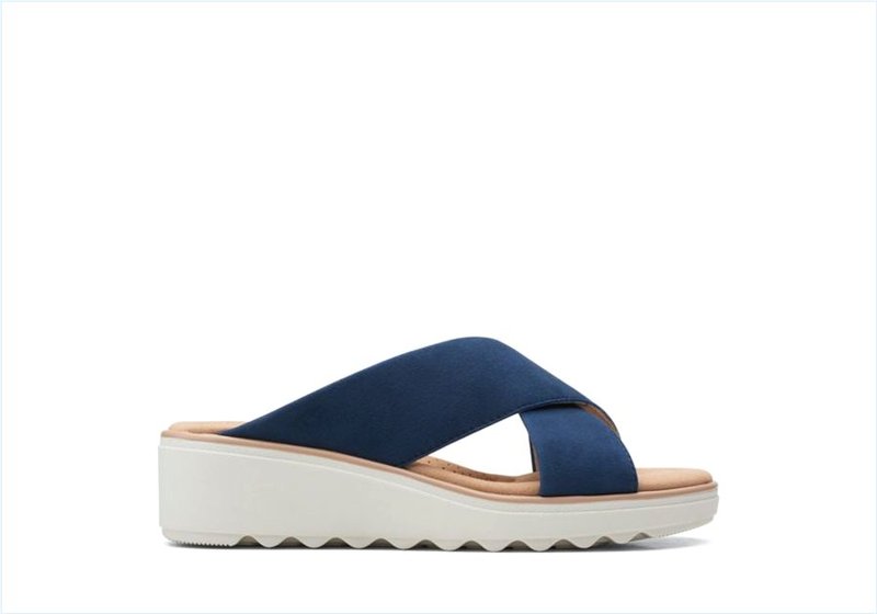  Jillian Gem / Navy Suede Womens Sandals