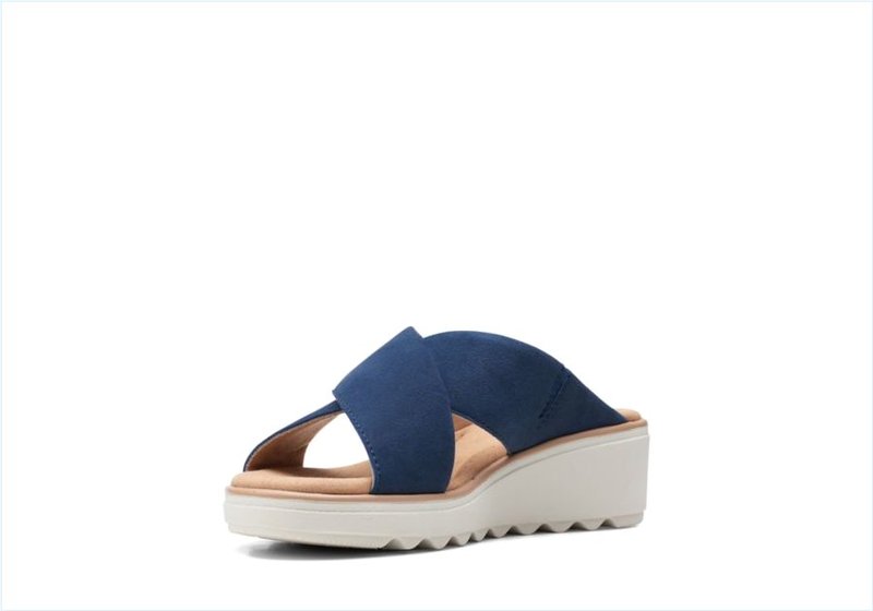  Jillian Gem / Navy Suede Womens Sandals