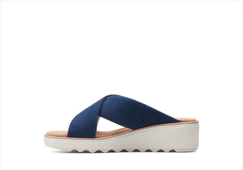  Jillian Gem / Navy Suede Womens Sandals