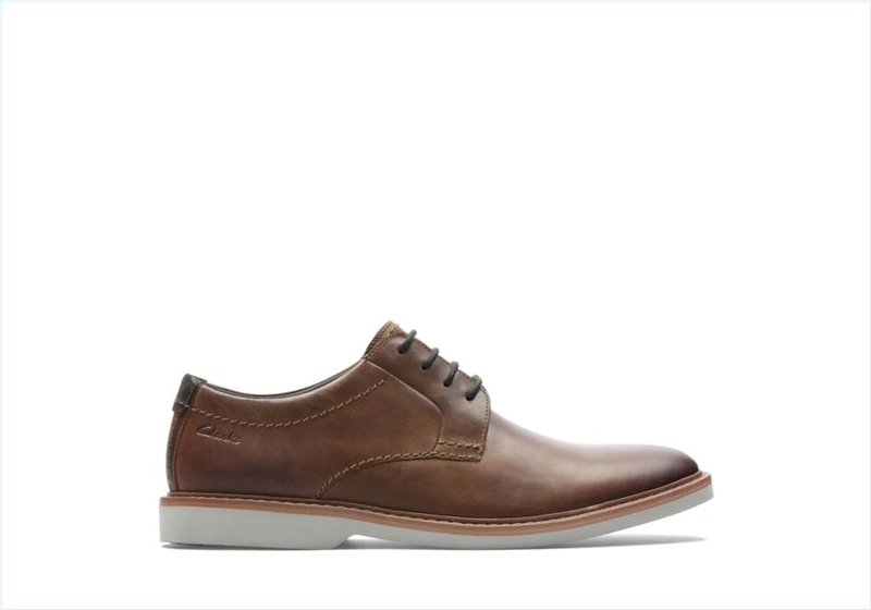  Atticus LTLace / Dark Tan Leather Mens Shoes