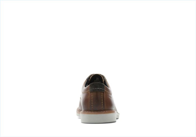  Atticus LTLace / Dark Tan Leather Mens Shoes