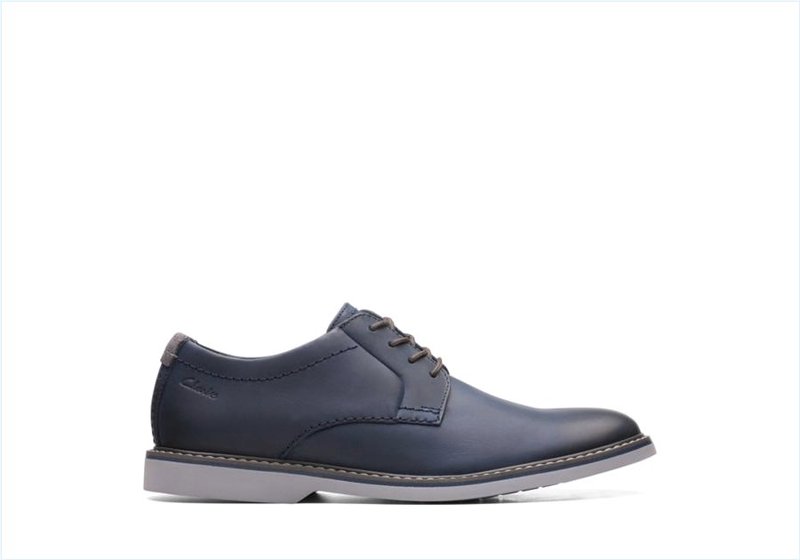  Atticus LTLace / Navy Leather Mens Shoes