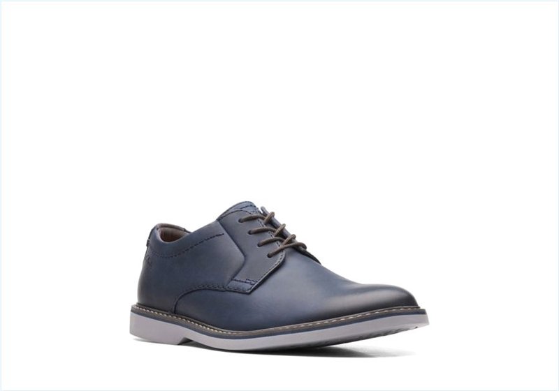  Atticus LTLace / Navy Leather Mens Shoes