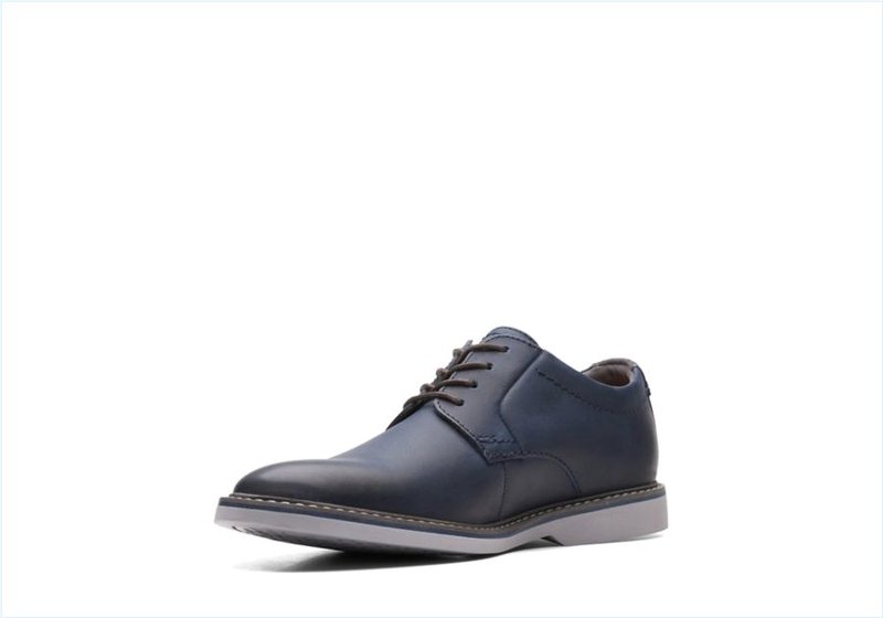  Atticus LTLace / Navy Leather Mens Shoes