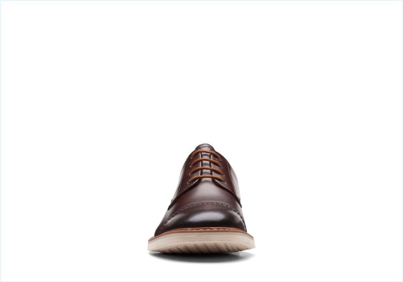  Atticus LT Cap / Dark Brown Leather Mens Shoes