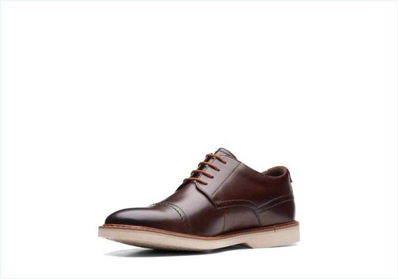  Atticus LT Cap / Dark Brown Leather Mens Shoes