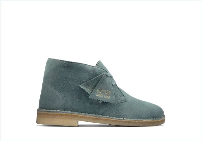  Desert Boot / Ocean Blue Suede Womens Originals Icon Boots