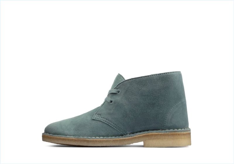  Desert Boot / Ocean Blue Suede Womens Originals Icon Boots