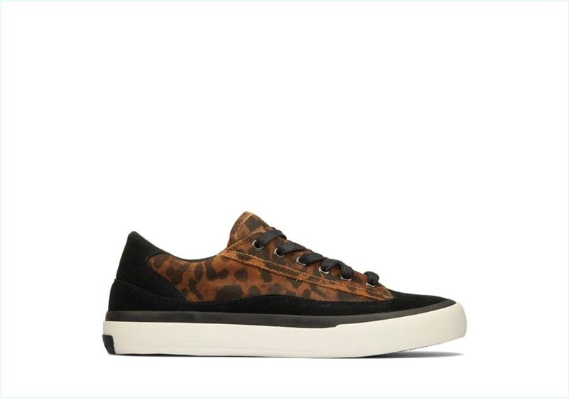  Aceley Lace / Leopard Suede Womens Sport Shoes