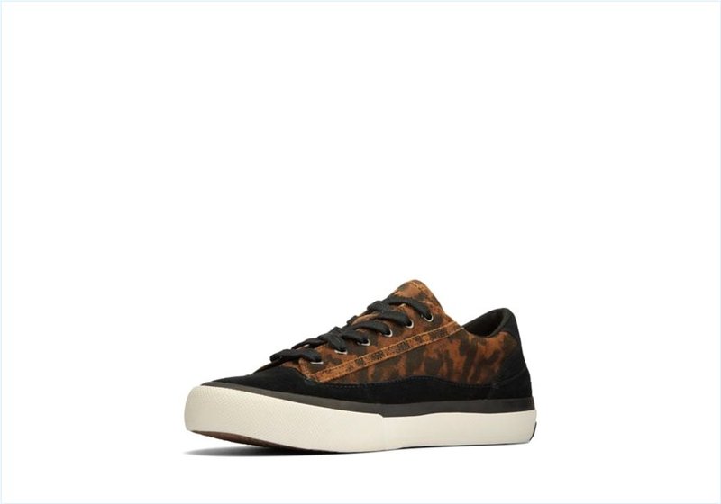  Aceley Lace / Leopard Suede Womens Sport Shoes