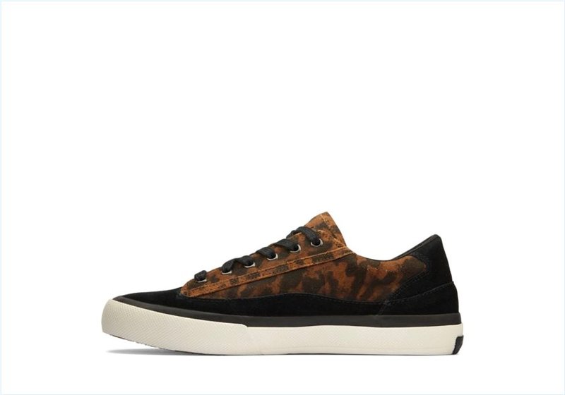  Aceley Lace / Leopard Suede Womens Sport Shoes