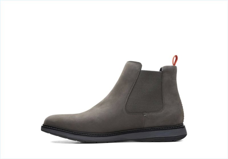  Chantry Top / Dark Grey Nubuck Mens Boots