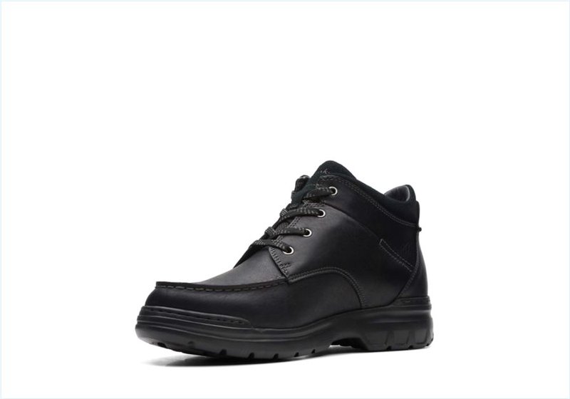  Rockie2 HIGTX / Black Leather Mens Boots