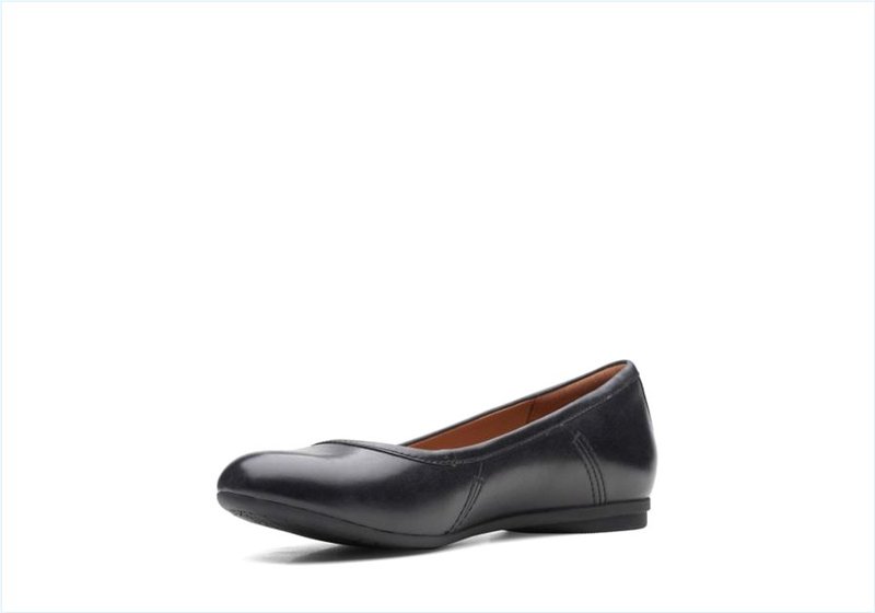  Canebay Plain / Black Leather Womens Shoes