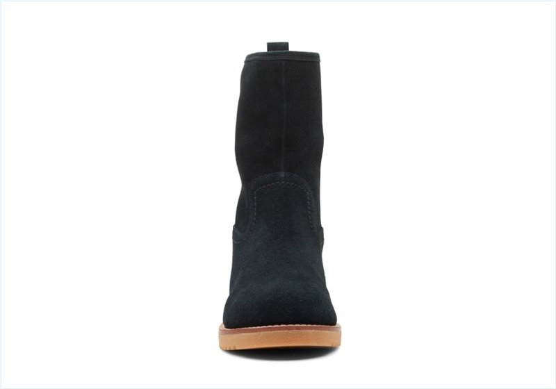  Eden Mid Hi / Black Suede Womens Boots