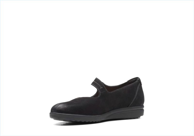  Tamzen Walk / Black Nubuck Womens Shoes